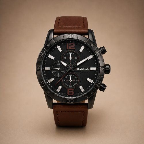 Combo reloj cuero P3